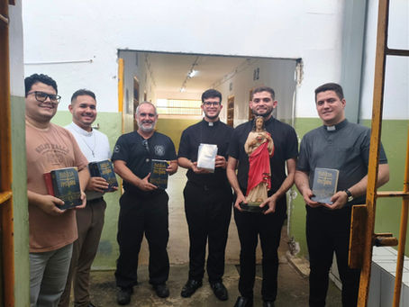 Unidade Irmã Imelda recebe visita do Sagrado Coração de Jesus