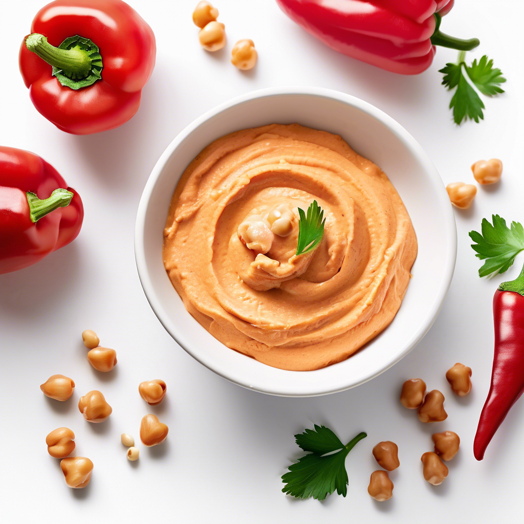 Roasted Red Pepper Hummus