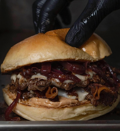 potato bun smash burger
