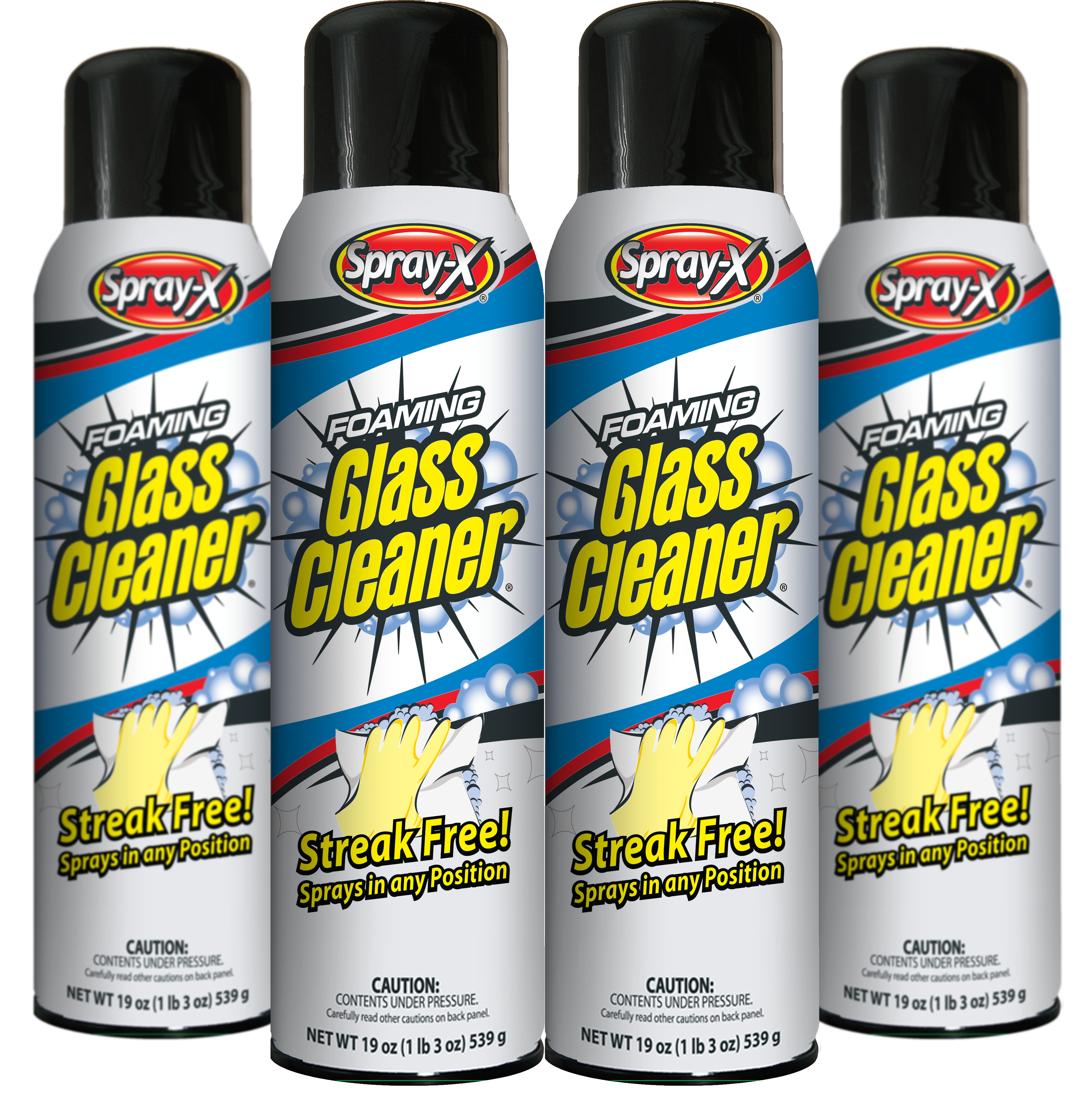 Spray-X Foaming Glass Cleaner 19oz Professional