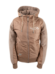 cute flattering activewear, moisture light weight fleece jacket