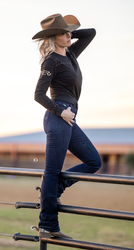 quality western fashion clothing, longsleeve with stones and western pass