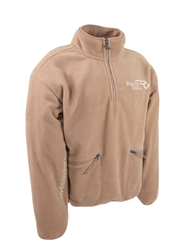 fleece zip up, with a cute flattering fit and western design