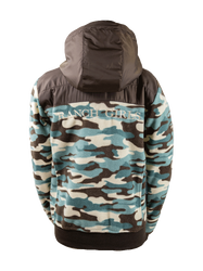 outerwear in camouflagge for woman, by Ranch Girls riding apparel