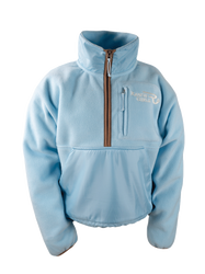 Ranch Girls fleece zip-up in soft lightweight material, feminine flattering cut, breathable and perfect for layering