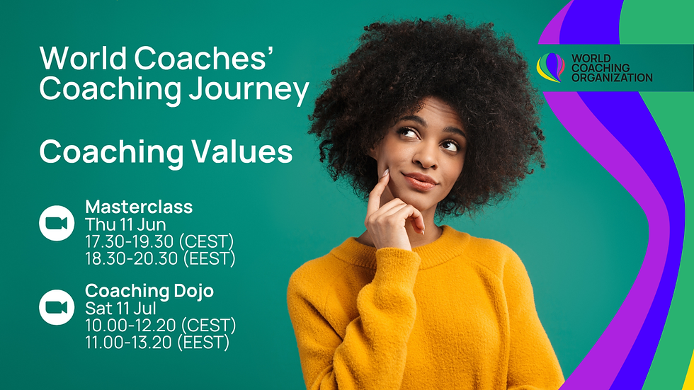 World Coaches' Masterclass and Dojo: Coaching Values