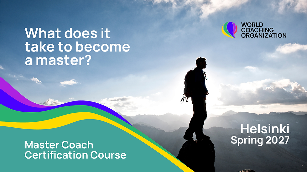Master Coach Certification, Helsinki 2027