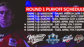 Windsor Spitfires, round one