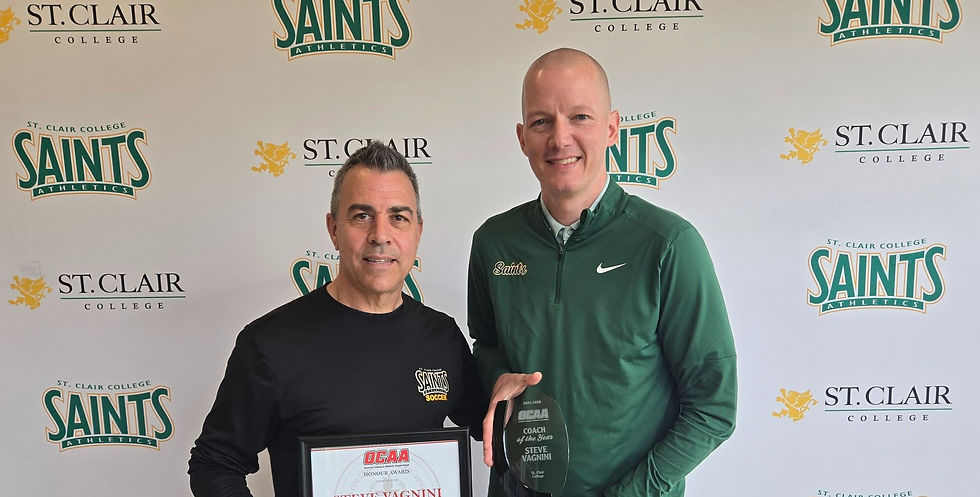 Vagnini wins Coach of the Year