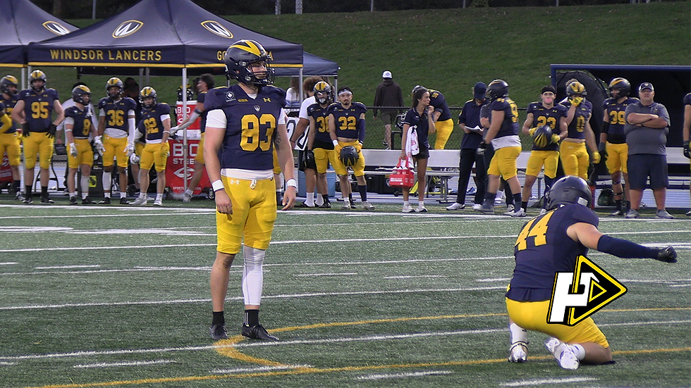 Lidster eyes field goal attempt vs Waterloo