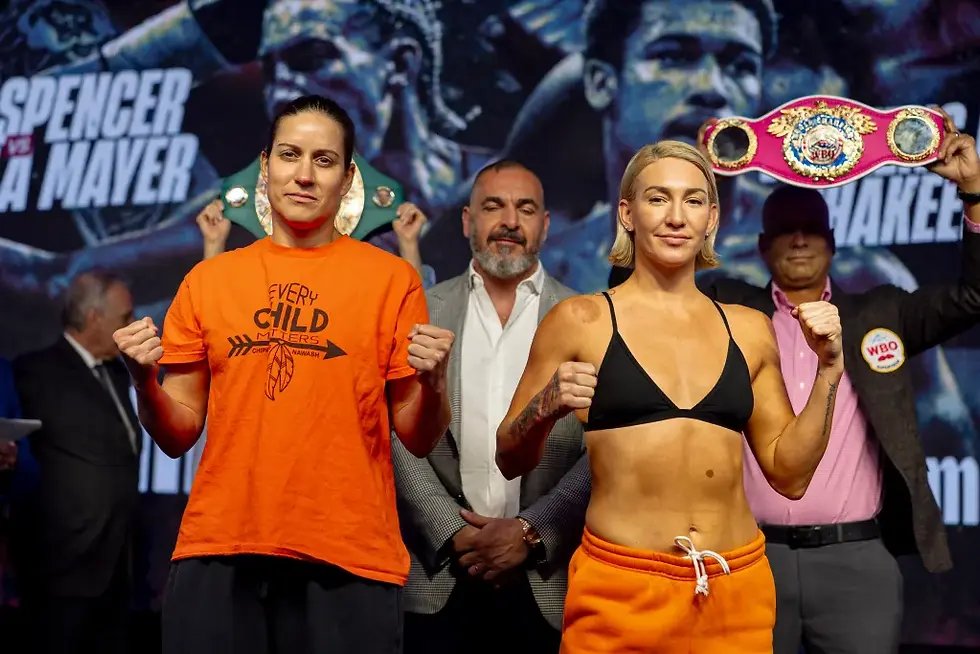 Spencer is defending and could walk away a triple-title holder