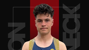 Noah VanNeck easily won the jr. boys discus with a throw of 55.29M falling just shy of the record set by Blake Foster of Sarina Northern in 2019 of 56.84.