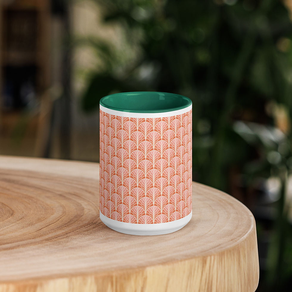 Thumbnail: Art DeCo Collection: Imperial Red Mug with Color Inside
