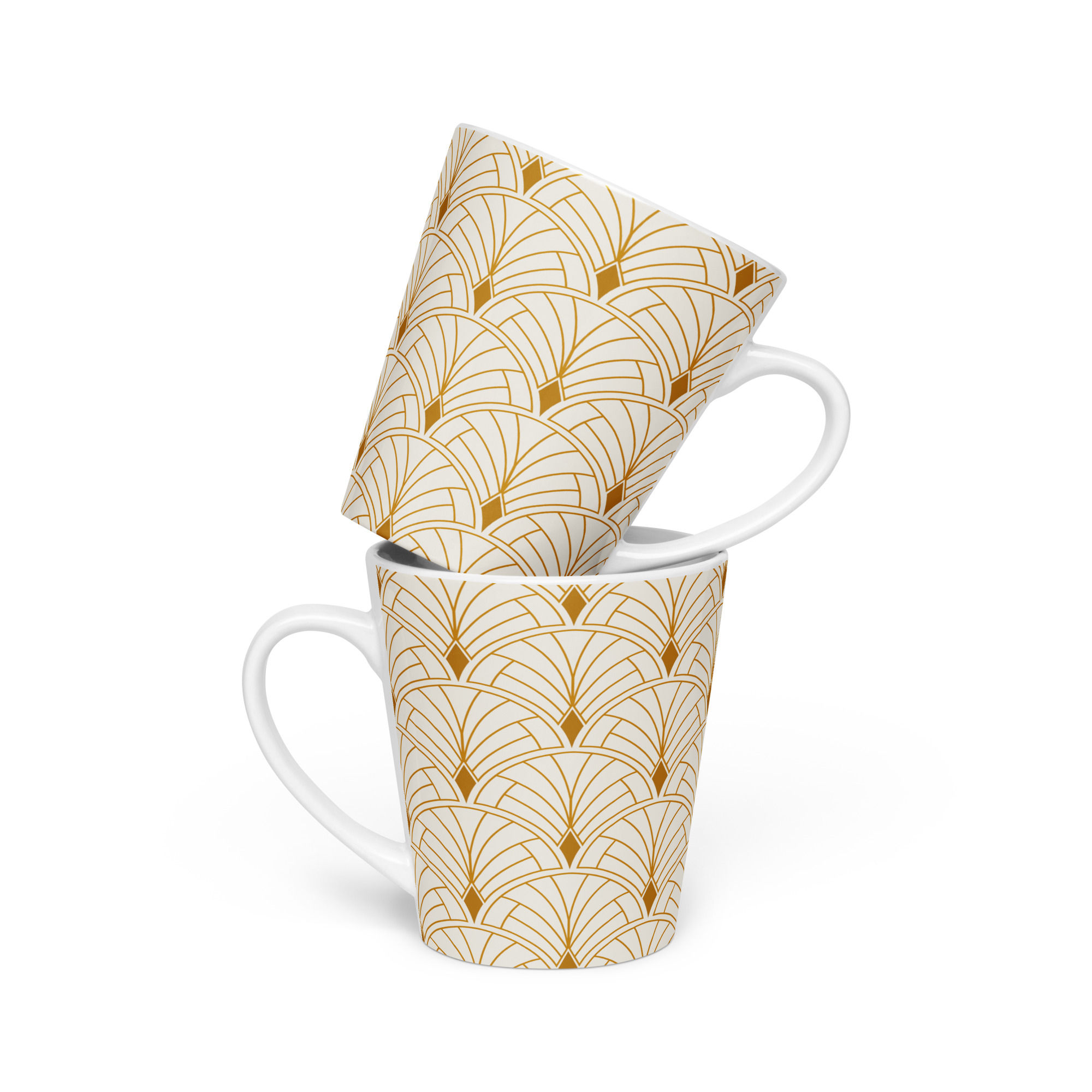 Art DeCo Collection: Imperial Gold Latte mug
