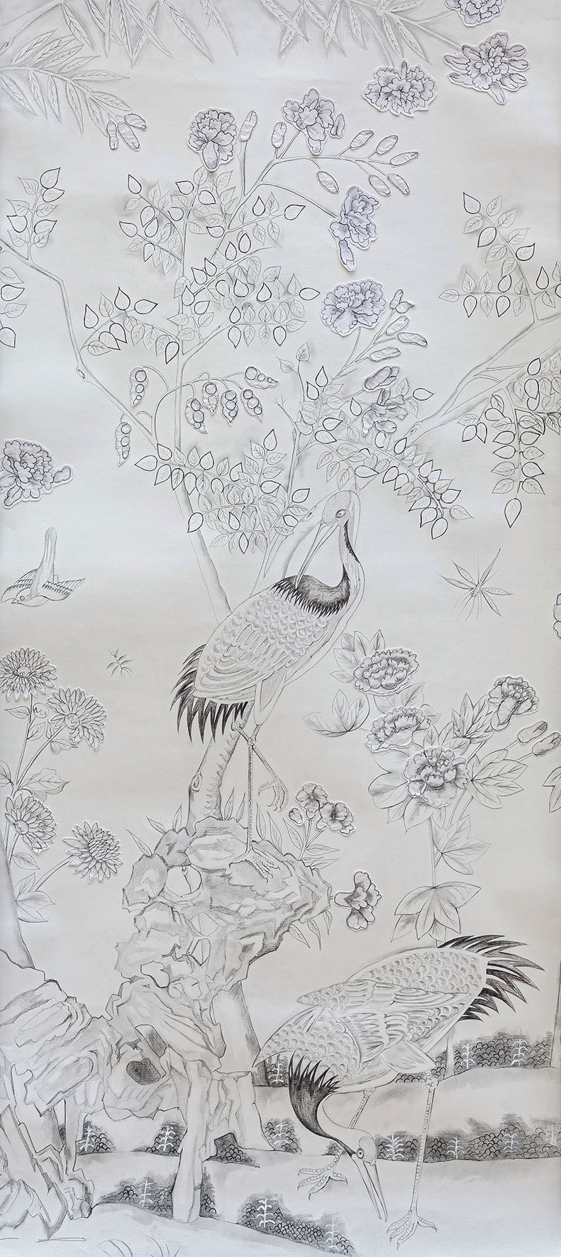 Heron - wall hanging