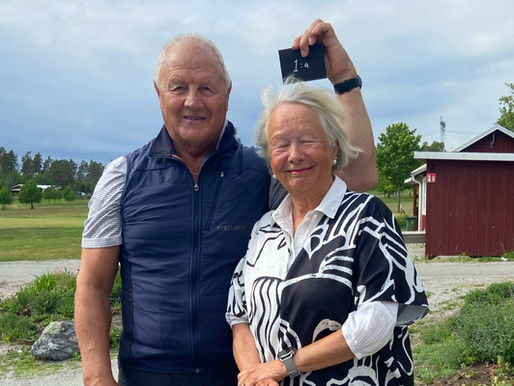 Vinnare på golftävling