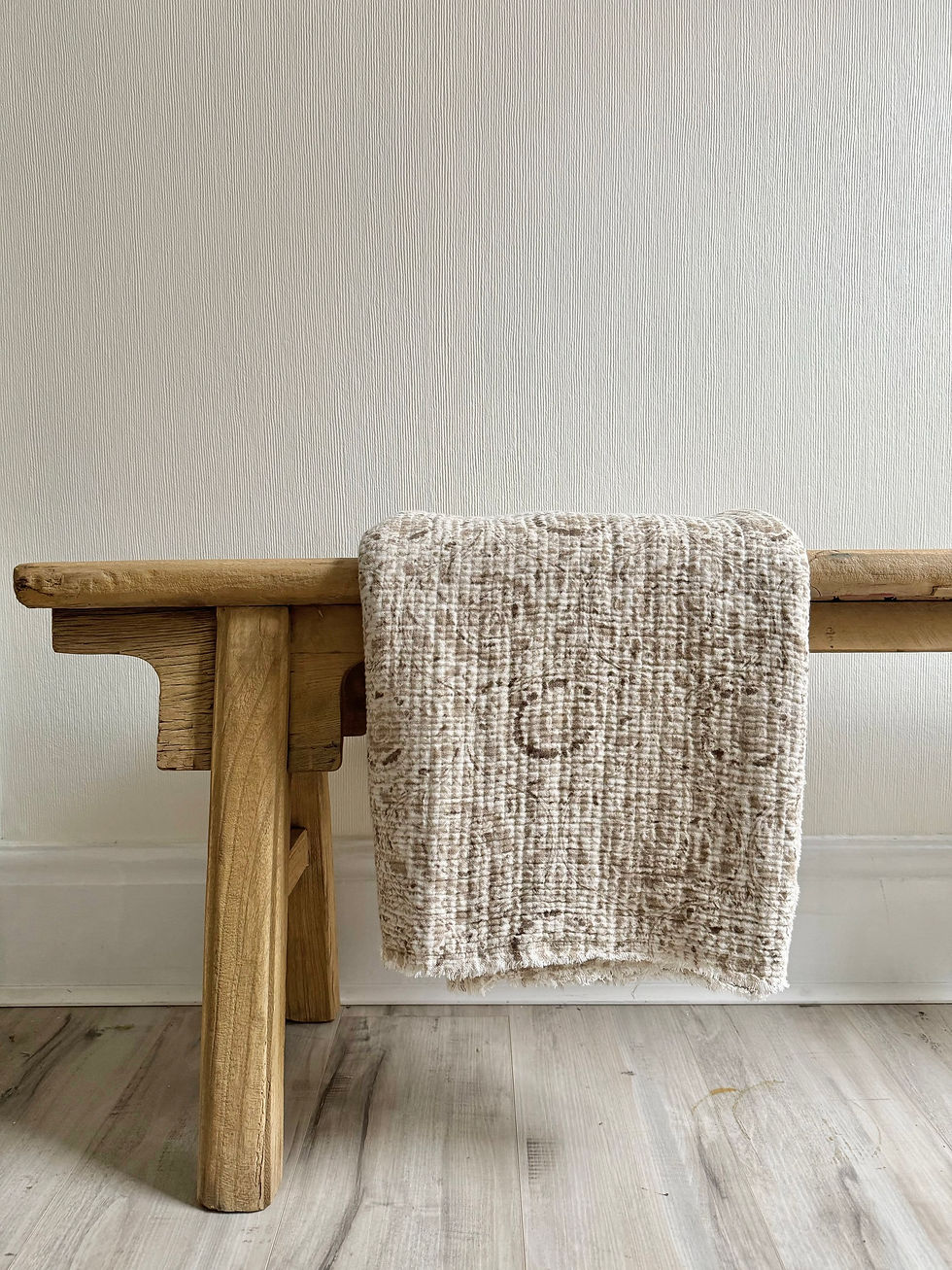 THROW BLANKET BLOCK PRINT