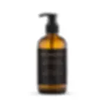 Soja & Co. hand soap bottle with text, Heller + Air Salin