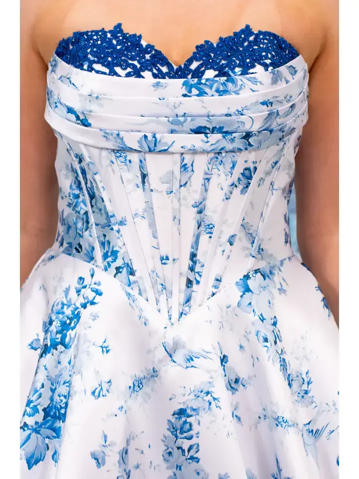 Thumbnail: Alicia Print Ruby Prom