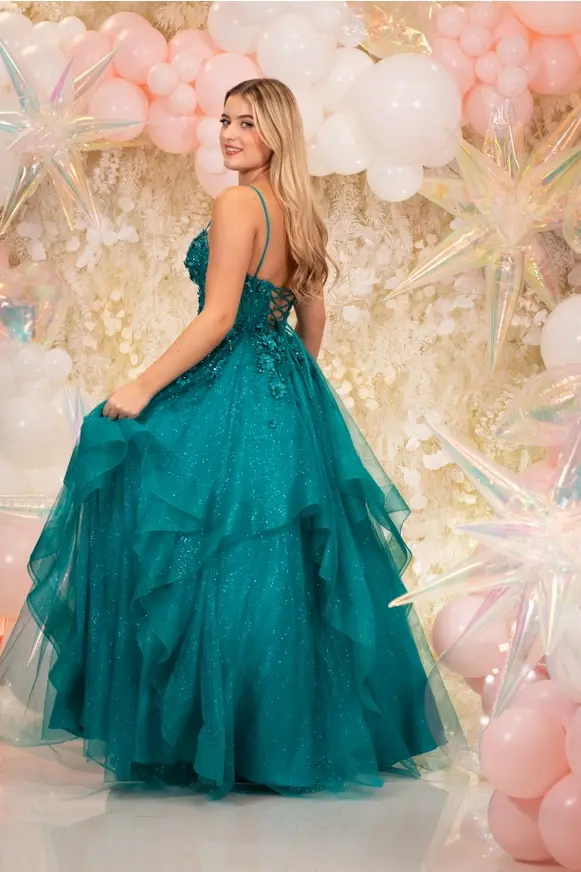Thumbnail: Kelly ruffle ballgown