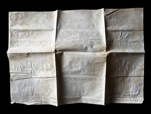 Manuscrit de 1789 | 羊皮紙の古文書
