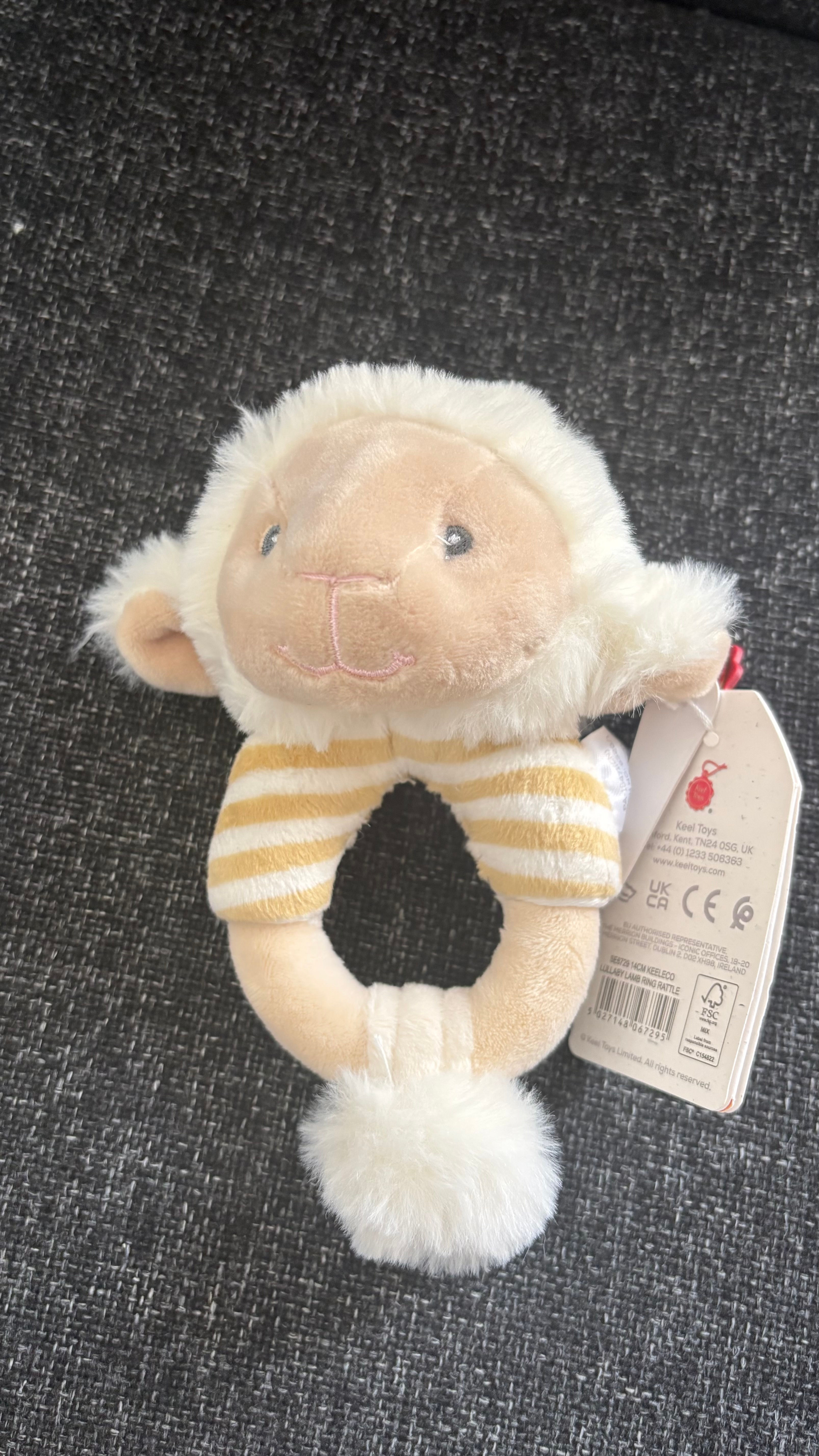 Baby Rattle - Lamb