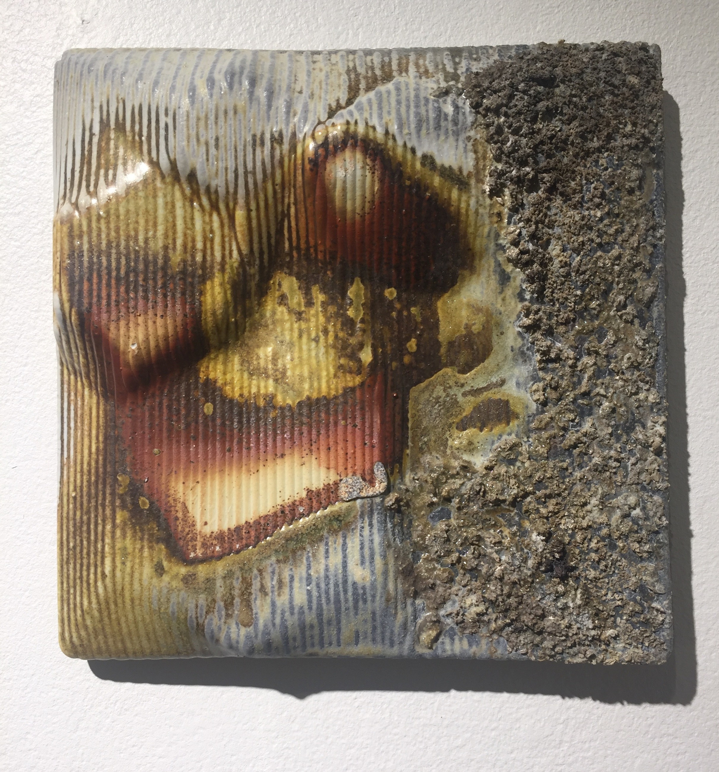 Ceramic Wall Installation 8.5"H x 1.75"D x 8.5"W