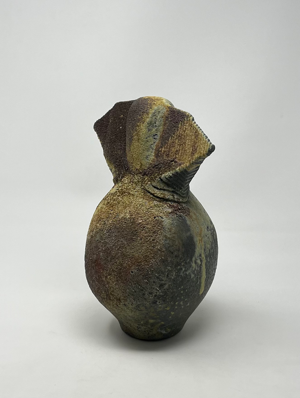 Ceramic Sculpture, Pot, Wood fired sculpture