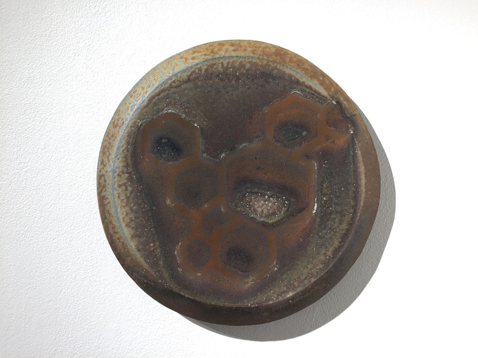 Ceramic Wall Installation, Wood-fired Stoneware
