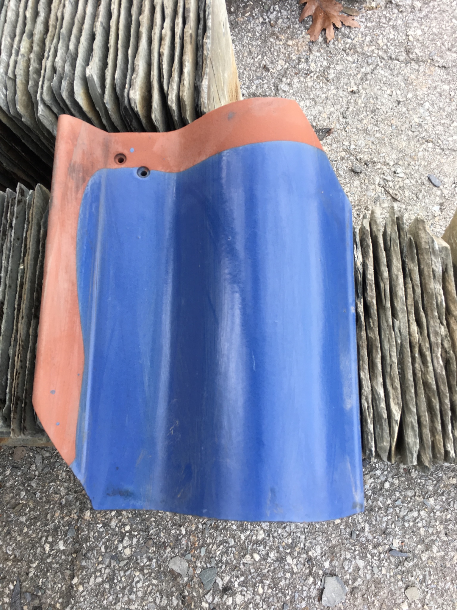 Blue spanish tile