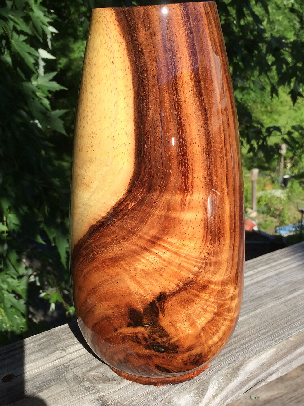 Elegant Tall Vase Made To Order You Pick The Wood