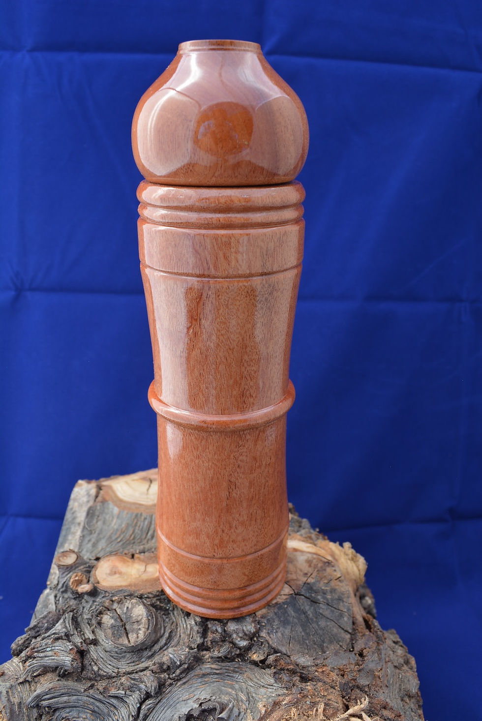 Handmade Cuban Mahogany Salt/Pepper Grinder