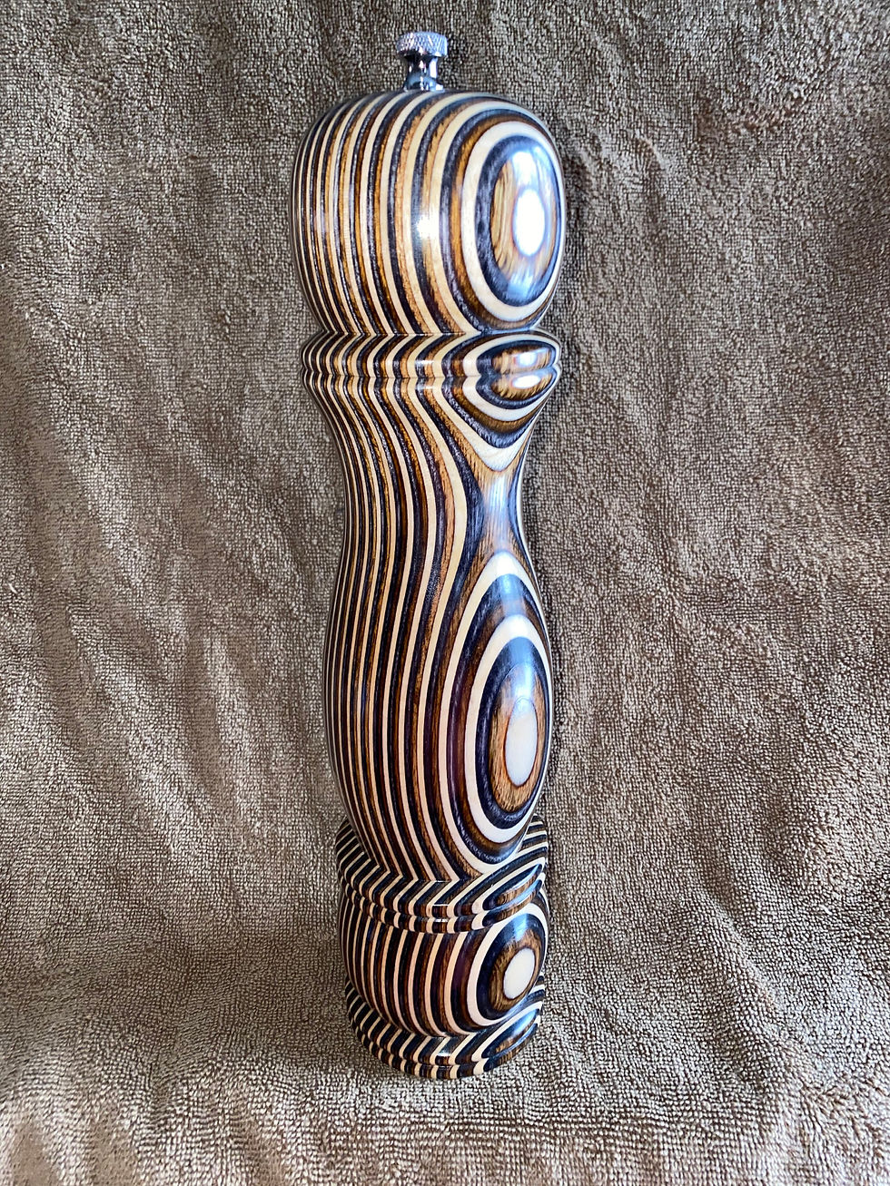 Thumbnail: Beautiful Salt, Pepper and Spice Mill, Handmade