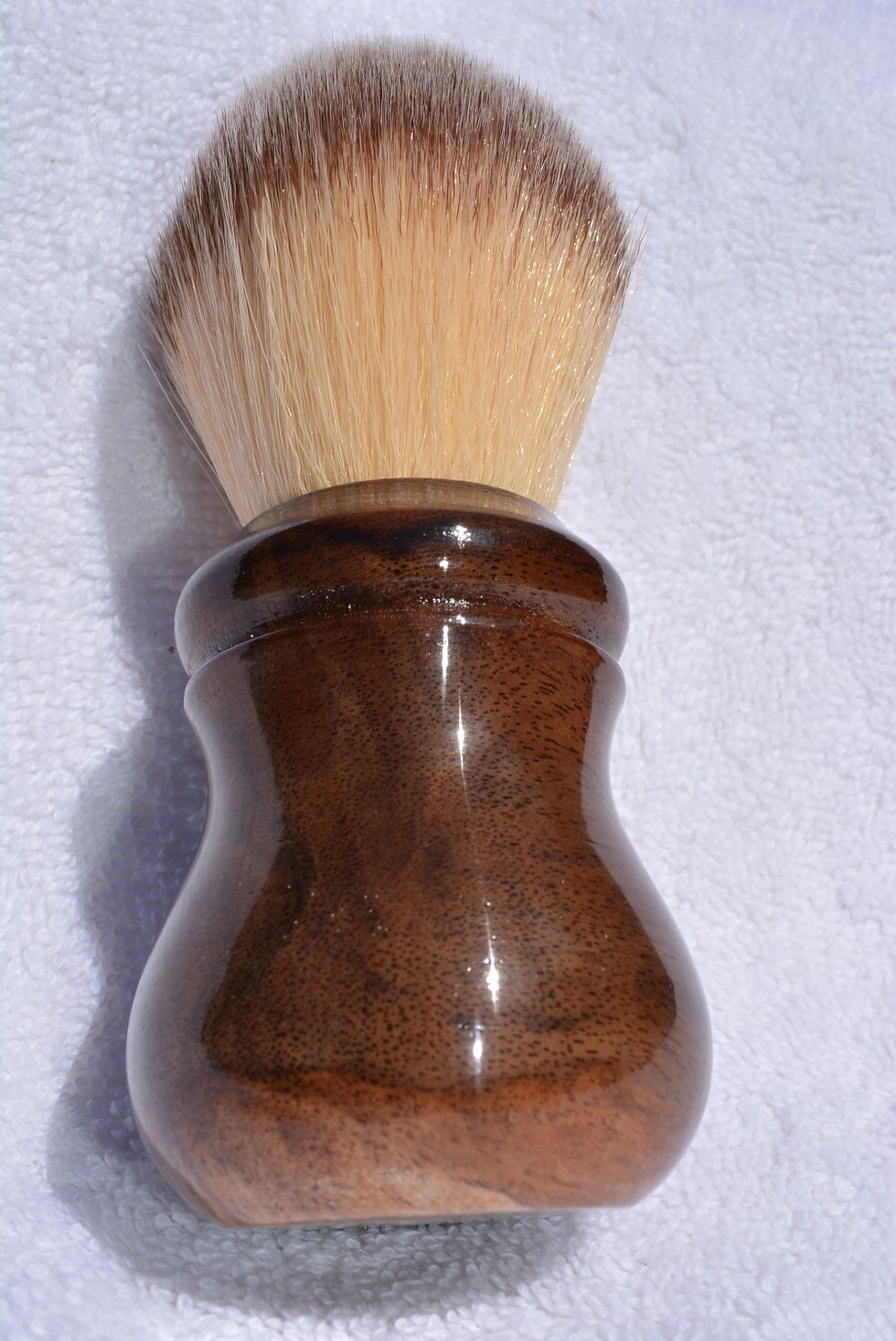 Thumbnail: "Goliath" Claro Walnut  Large Shaving Brush