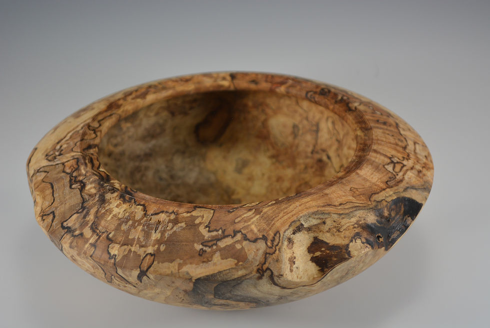 Thumbnail: One of a Kind Spalted Red Maple Bowl