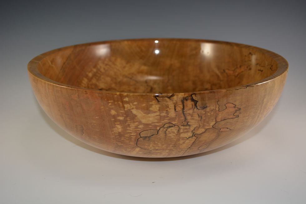 Thumbnail: Highly Figured and Spalted Maple Bowl Set 2 pc