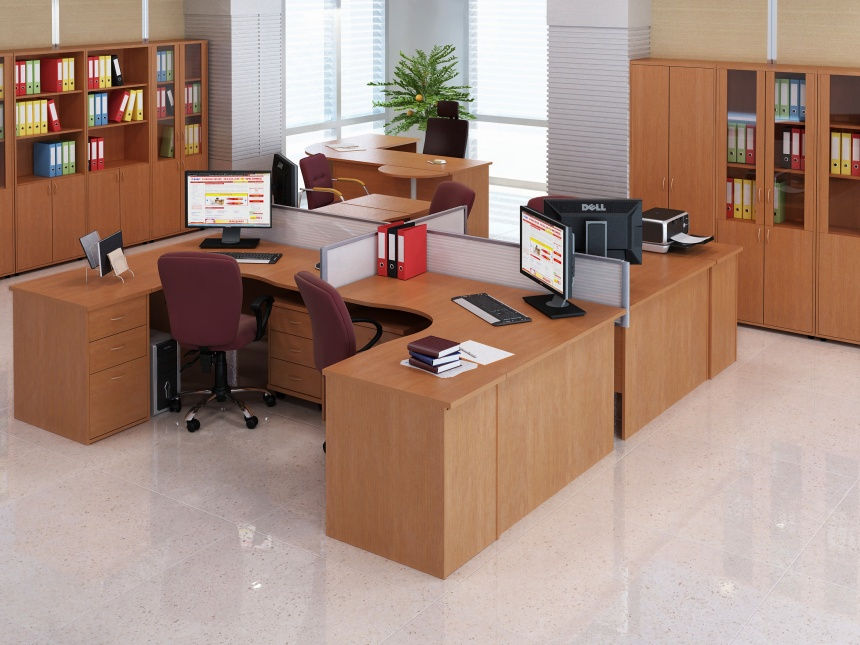 Миниатюра: Мебель для персонала "Диалог" стол рабочий