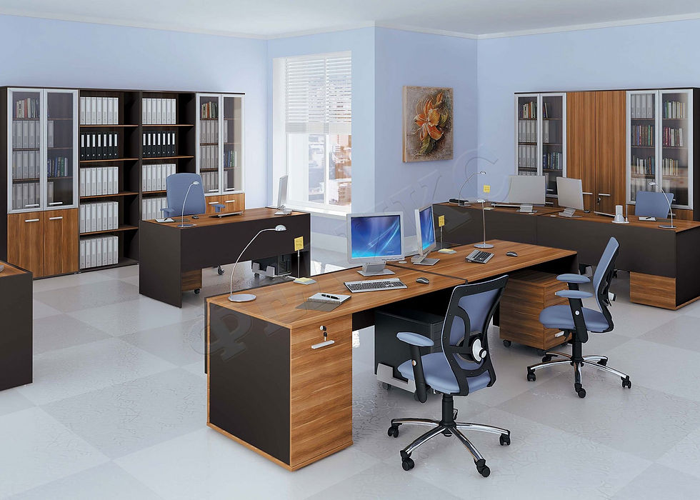 Миниатюра: Мебель для персонала "Тандем" - стол рабочий