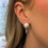 Miniatura: Aretes Perla moño