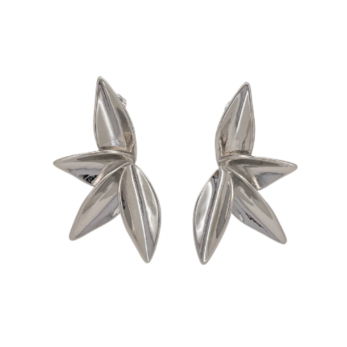 Aretes hojas 