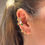 Miniatura: Earcuff Piedra Verde