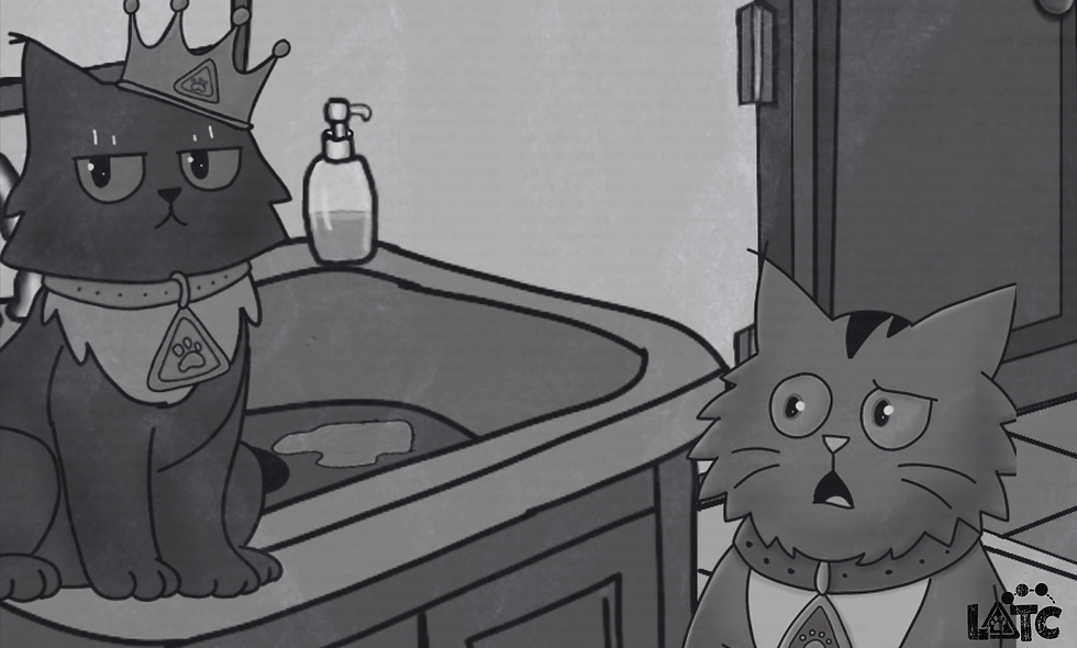 Ziggy reacts after discovering BK’s alternative restroom was also one of his preferred drinking locations