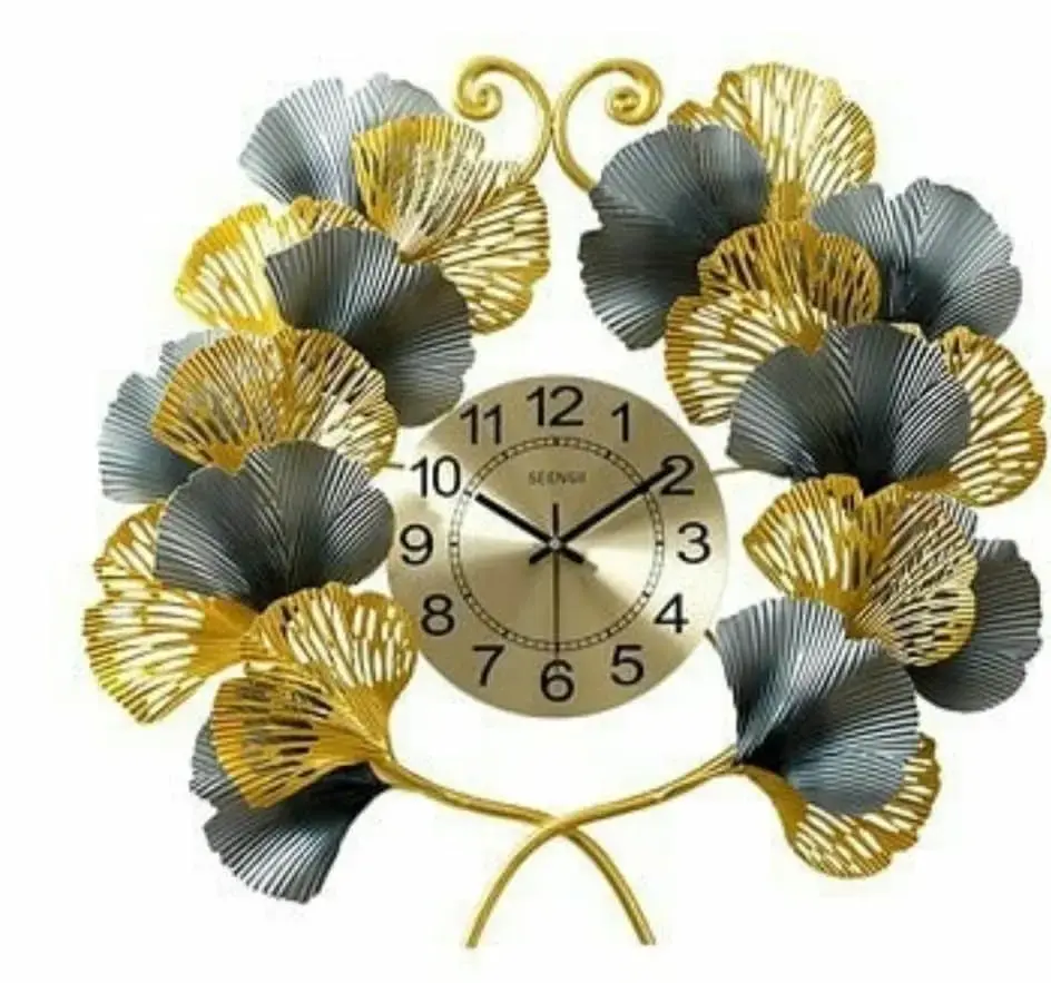 Leaf Stem Wall Clock