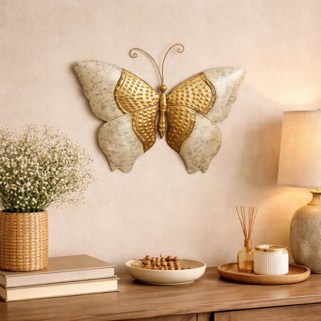Metal Wall Mounted Hanging Butterfly Metal Craft Home Decor