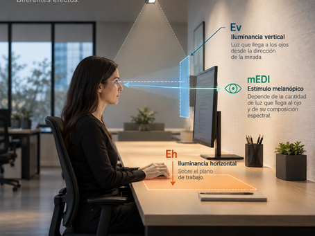 Iluminación circadiana en proyectos LEED y WELL: cómo integrarla desde el diseño