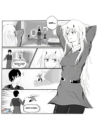 Presenting Board ZeroTwo Darling Never Die