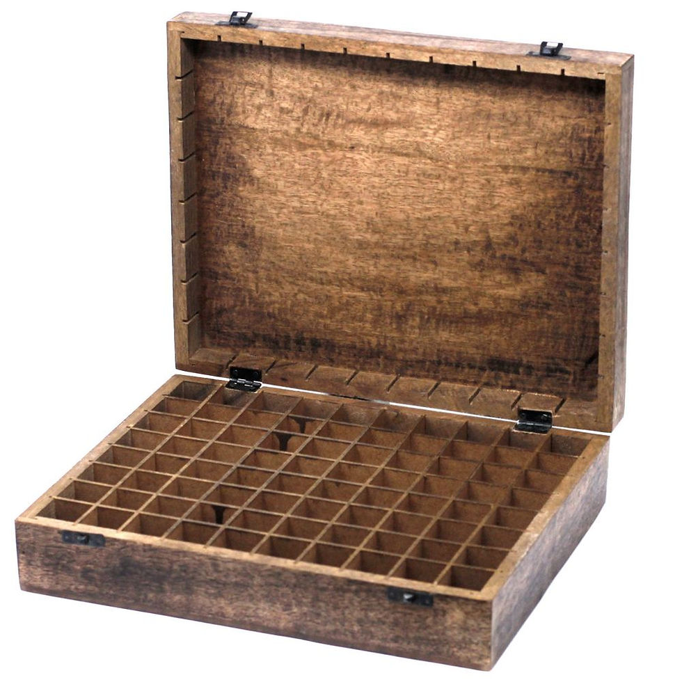 Thumbnail: Mango Aromathrapy Box - Floral (holds 80)