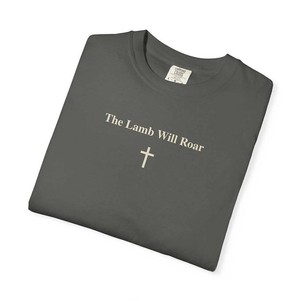 Thumbnail: Christian Faith T-Shirt - The Lamb Will Roar Unisex