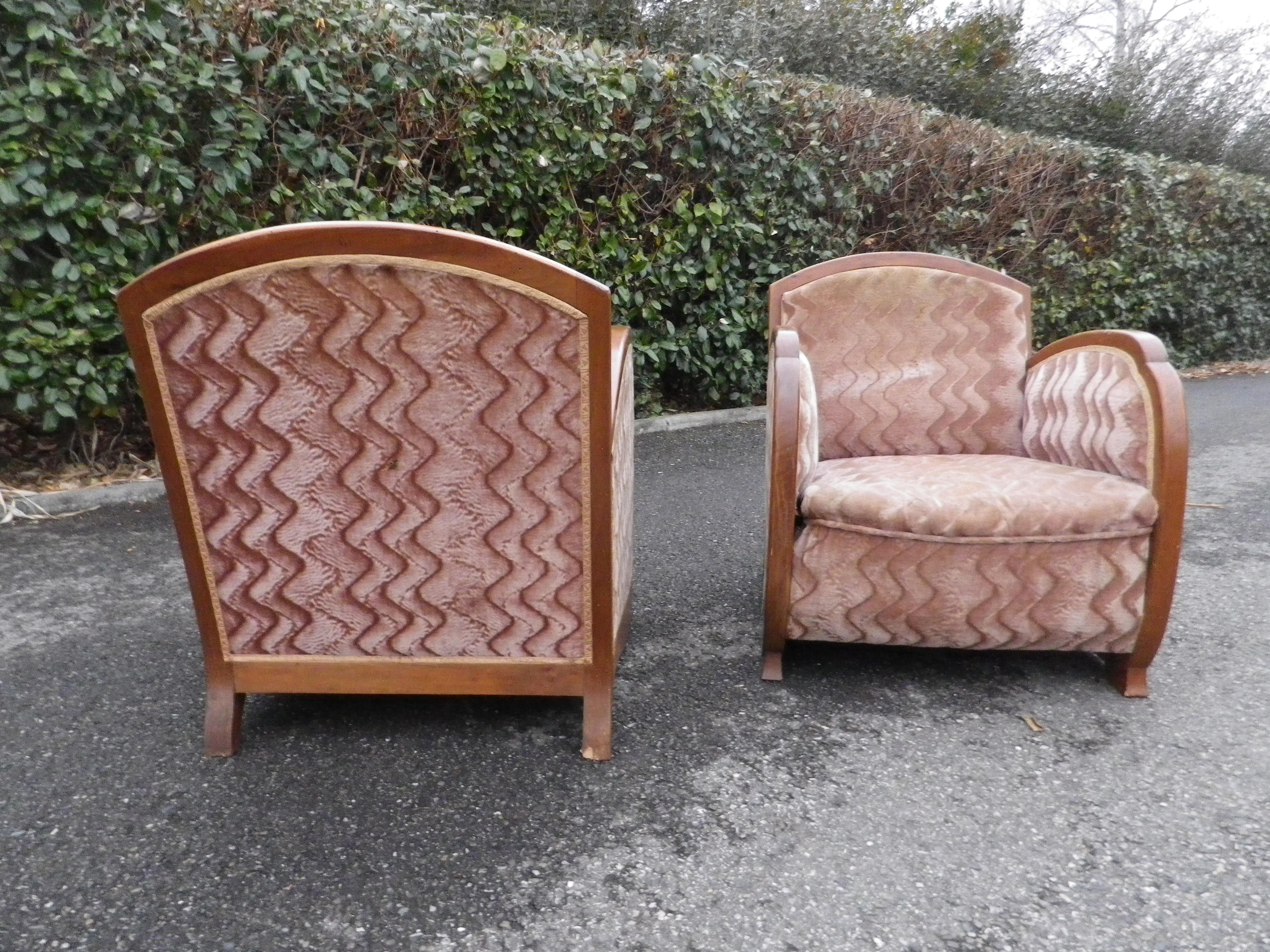 Fauteuil vu de dos