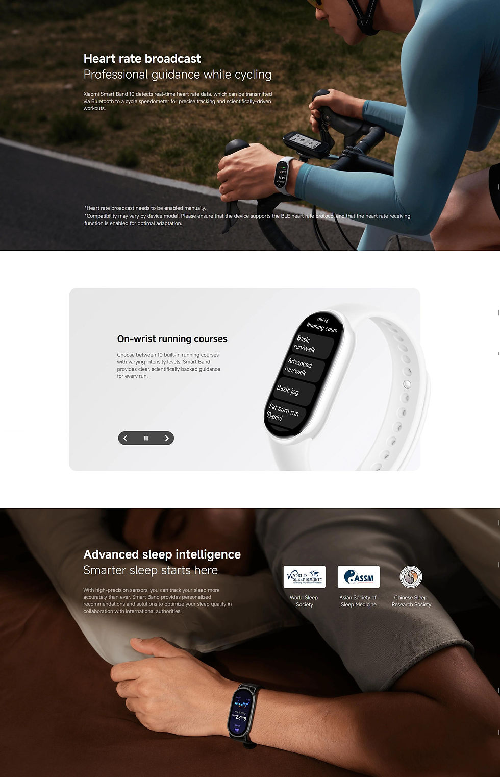 Thumbnail: Xiaomi Mi Smart Band 10 Global Version 1.72" AMOLED Health Monitoring 21 Day Bat